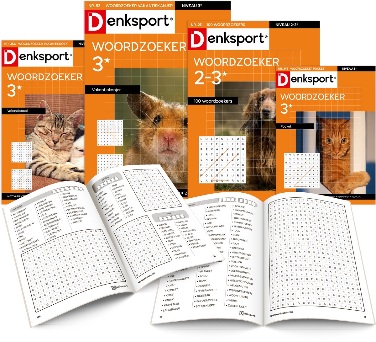 Denksport Woordzoeker puzzelboek pakket nr. 14