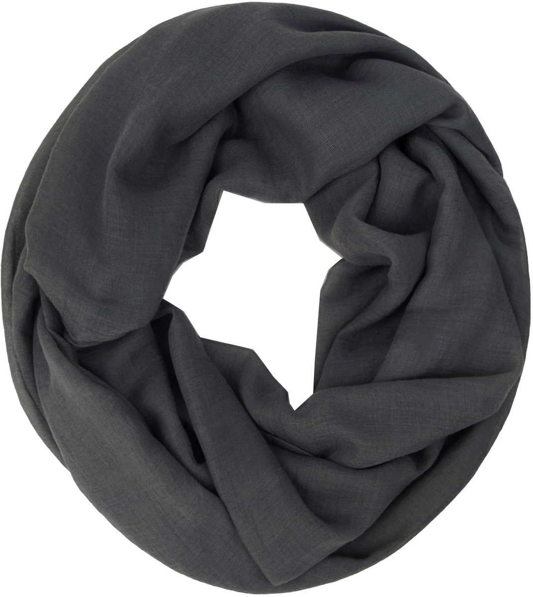 Sjaal elegante lichte effen kleur loop sjaal ronde sjaals