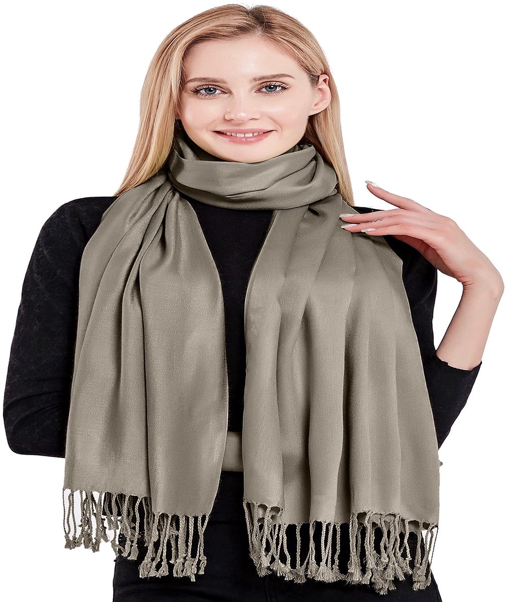 Apparel effen doeken dames Pashminasjaal (1-Pack)