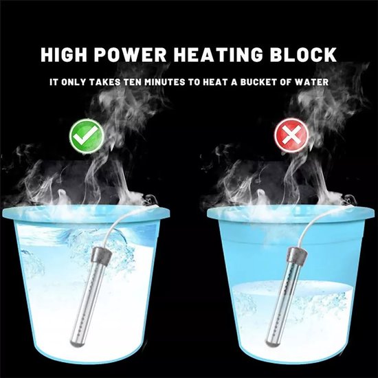 3000W elektrische dompelverwarmer voor zwembaden en badkuipen — afbeelding 4
