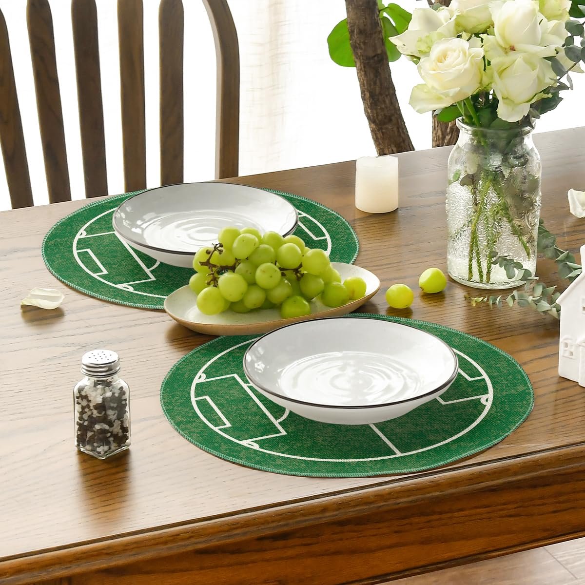 Placemats, 37 cm, keuken, tafeldecoratie, voor binnen, vakantie, feest