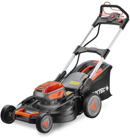 FUXTEC 40V accu-grasmaaier FX-E2RM51 - maaibreedte 51 cm - achterwielaandrijving - 3-in-1 maaisysteem - opvangbak van 50 l - zonder accu — afbeelding 4