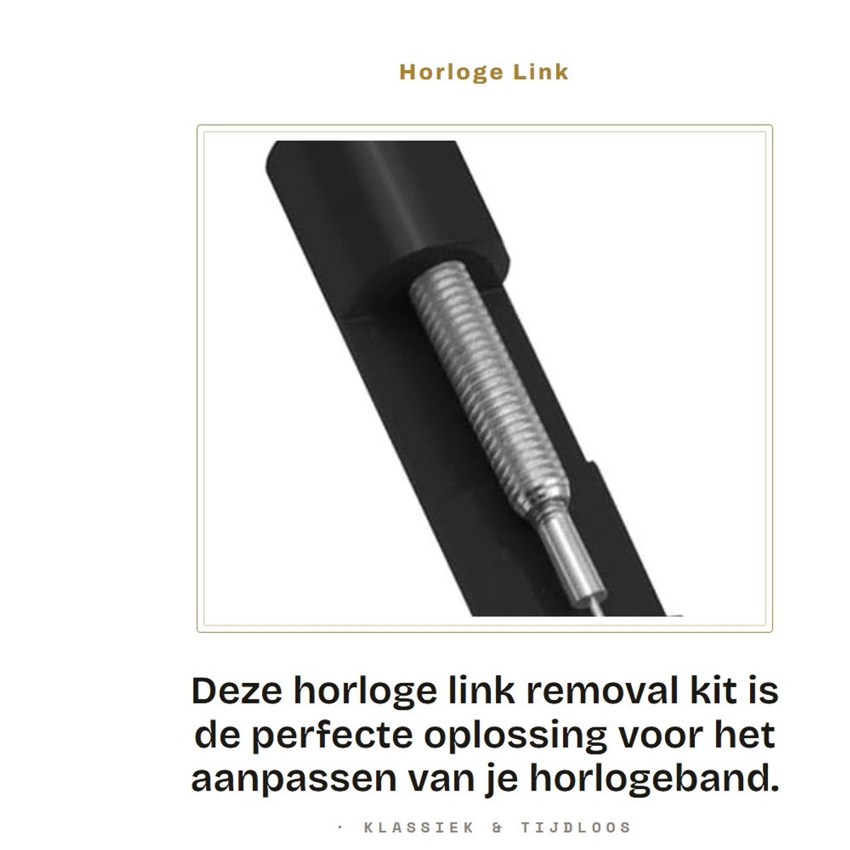 Dailygoods- Horlogemakerstools Stevig en Robuust - Horlogeband Inkorter - Horloge Reparatie - Horloge Opener - Horloge Schroevendraaierset - Hoogwaardig Roestvrij Staal - Horloge Gereedschap