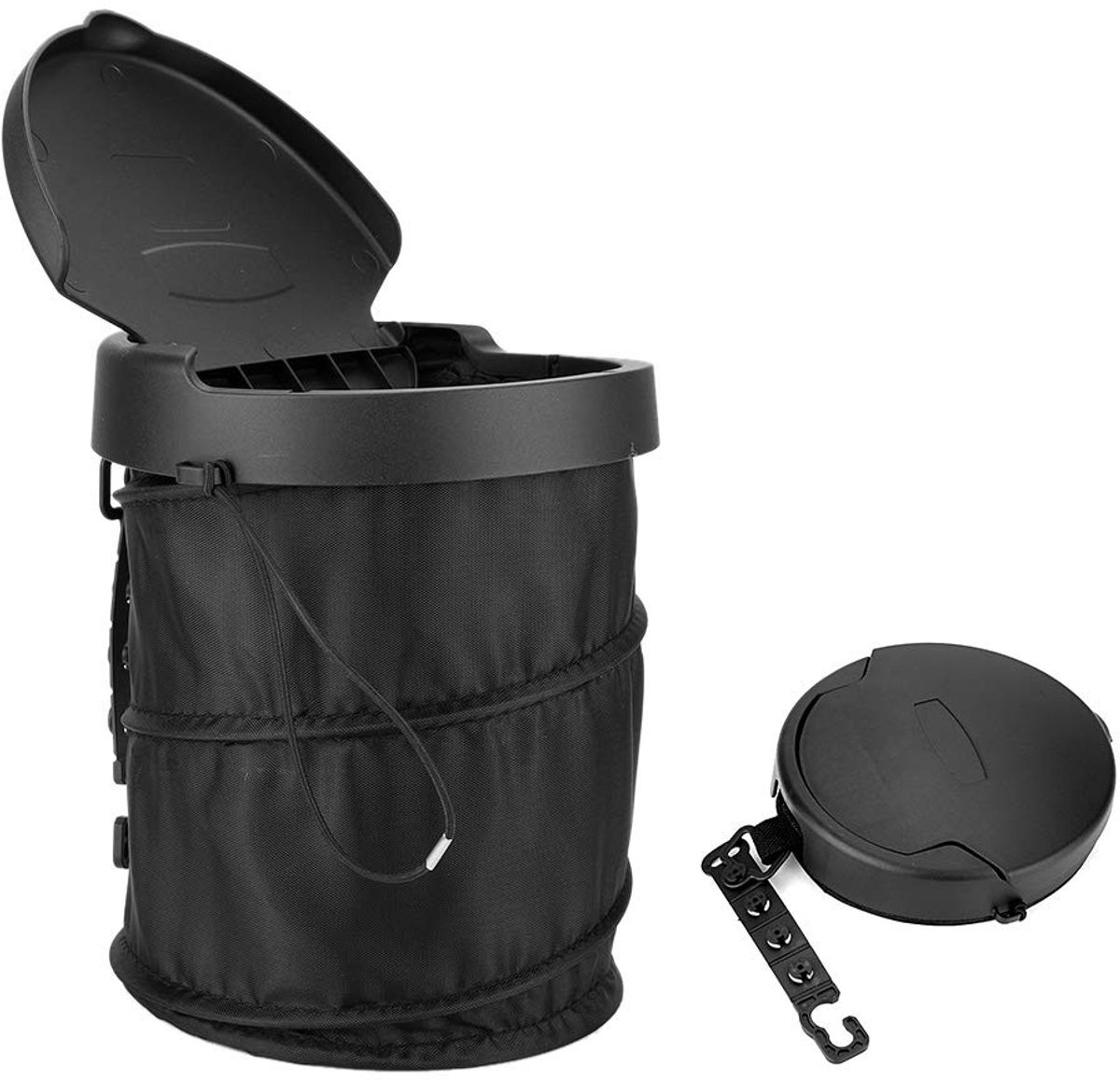 Dailygoods- Prullenbak Draagbaar - Opvouwbaar - Lekvrij - Auto/Thuis - Oxford-doekmateriaal - Eenvoudige Vorm - Afvalbak