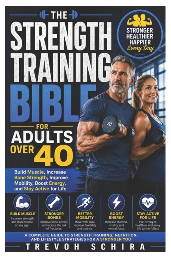 The Strength Training Bible for Adults Over 40 - cover