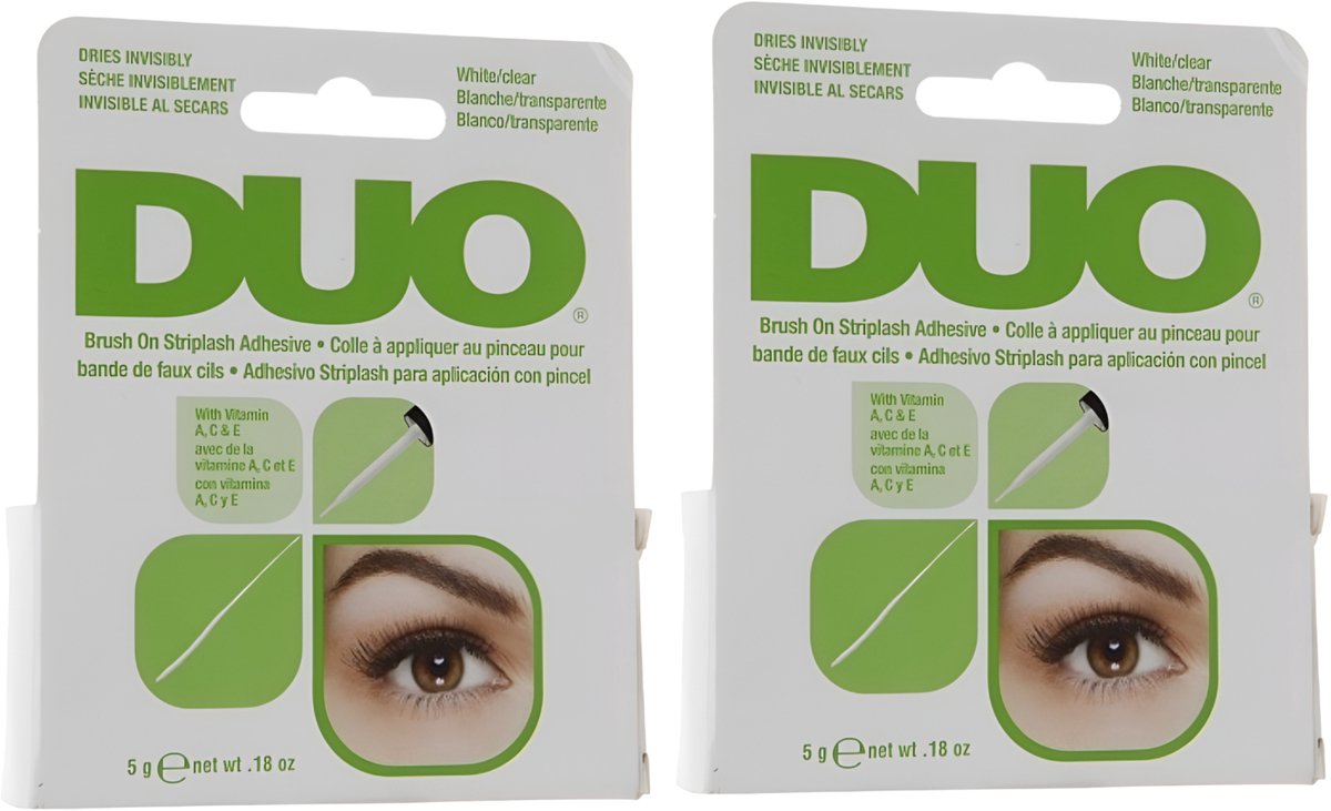 DUO Valse Wimpers Brush On Ardell - Wimpers - Transparant met Vitaminen 2-pack