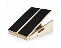 Slantboard - stretchboard - kuitstretcher - incline board - squat wedge - 5 standen verstelbaar - hout - anti slip