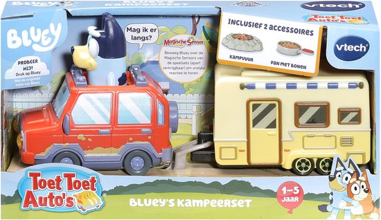 VTech - Toet Toet Auto's Bluey - Bluey's Kampeerset van Vtech — afbeelding 2