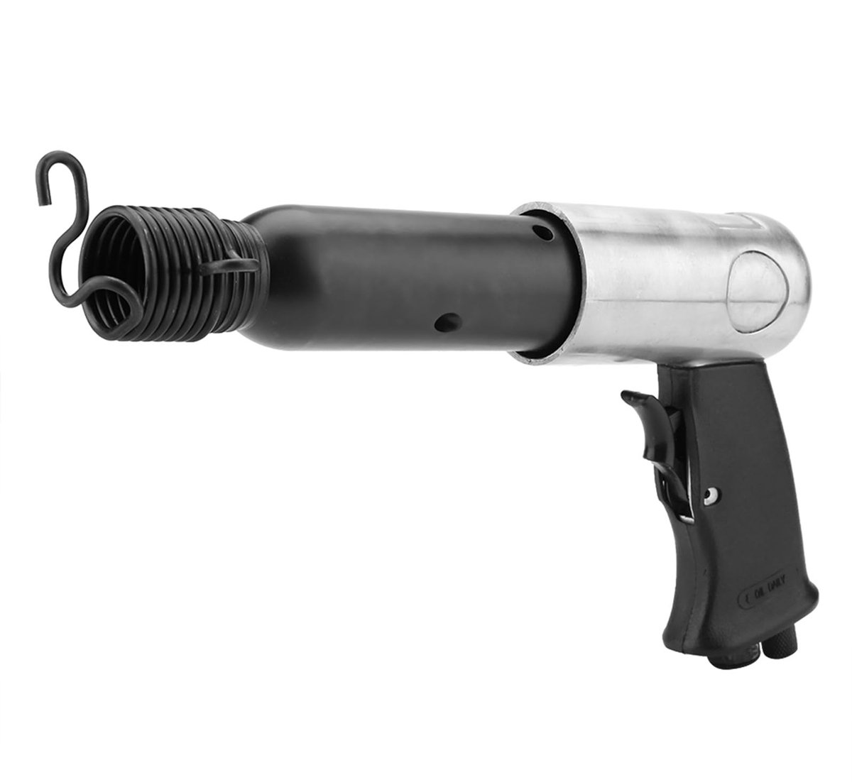 Dailygoods- Luchthamer 250 mm - Slijtvast Ontwerp - Pneumatische Hamer - Gereedschapsset met Beitel Bits - Geschikt voor Lassen - Grote Opslagcapaciteit