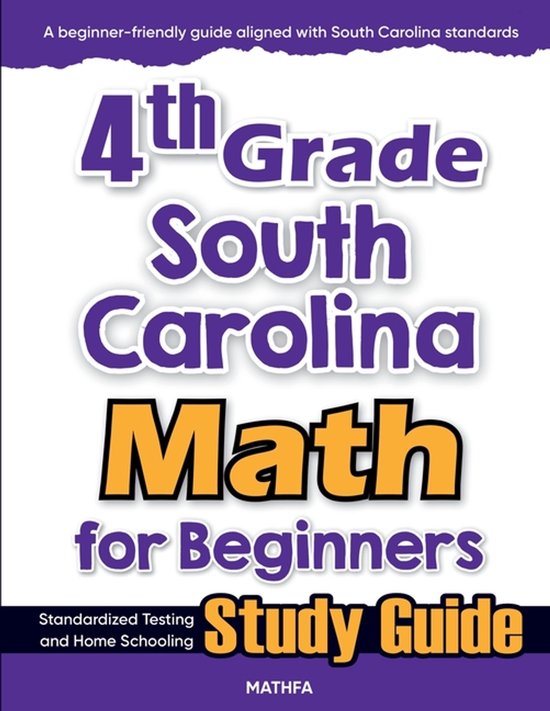 4th Grade South Carolina Math for Beginners - cover