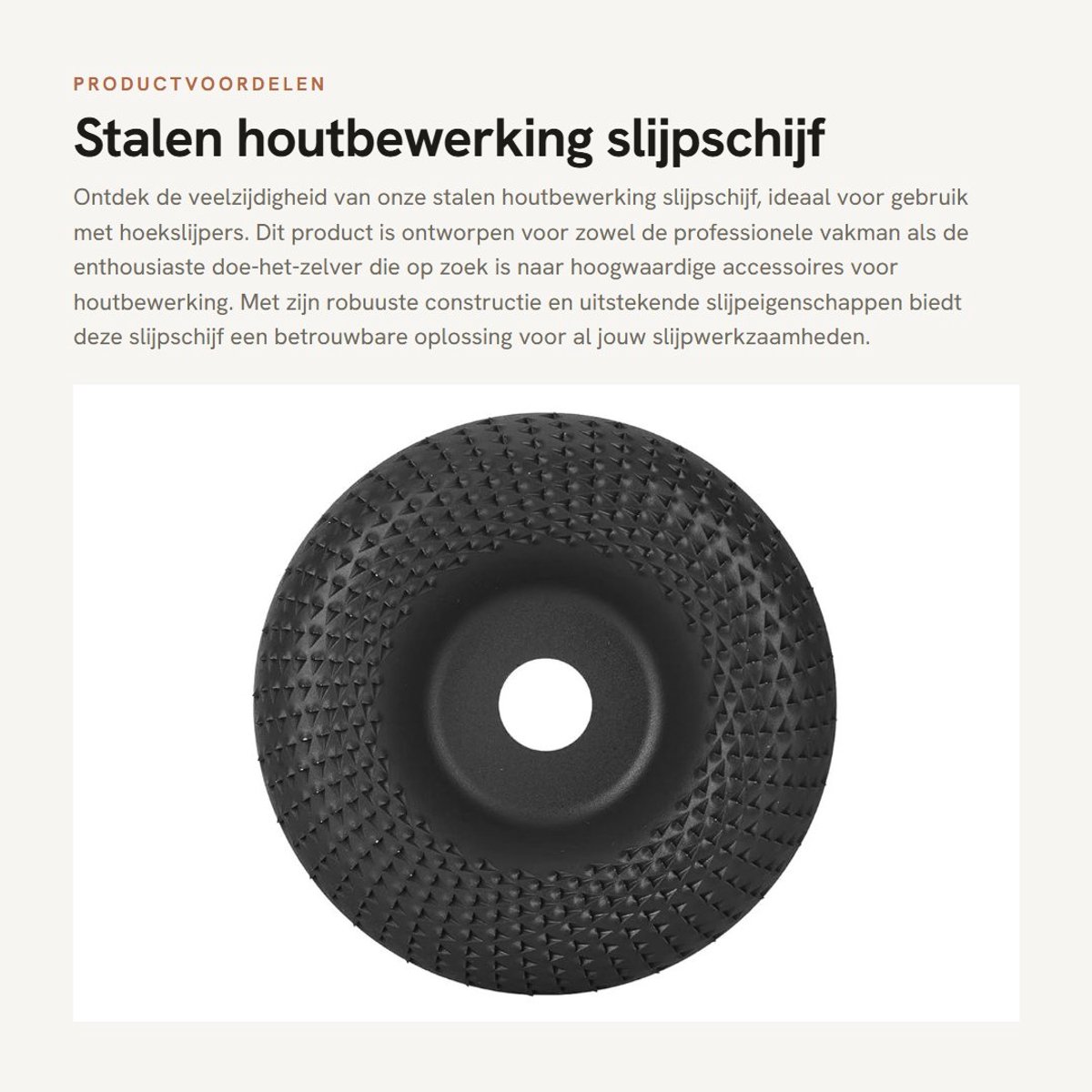Dailygoods- Slijpschijf Hoogwaardige Kwaliteit - Slijpschijf 125 mm - Slijpschijf Hout - Slijpmachine Accessoires - Elektrisch Gereedschap - Duurzame Service - Slijpgereedschap