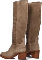 Shabbies Puk Tuba Laarzen - Suède - Dames - Taupe - Maat 38