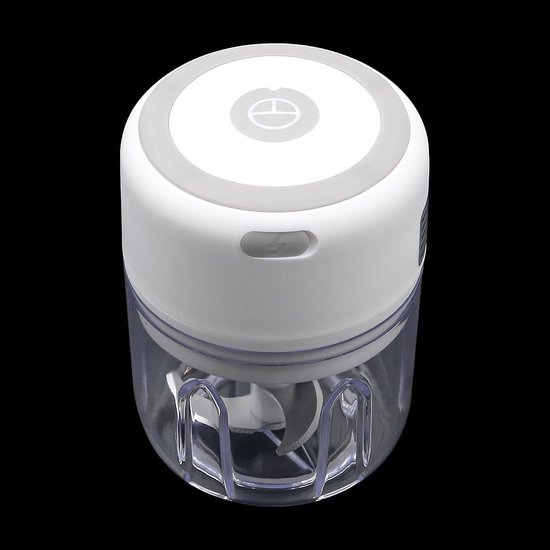 Mini Keukenmachine - Voedselhakker Hakmolen - Snel Ingrediënten Snijden - Draadloos USB Opladen - 250 ml - Wit van MINI — afbeelding 3