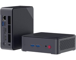 Mini PC Intel N100 16GB RAM 512GB SSD – Compacte computer voor kantoor, 4K UHD, WiFi, Bluetooth