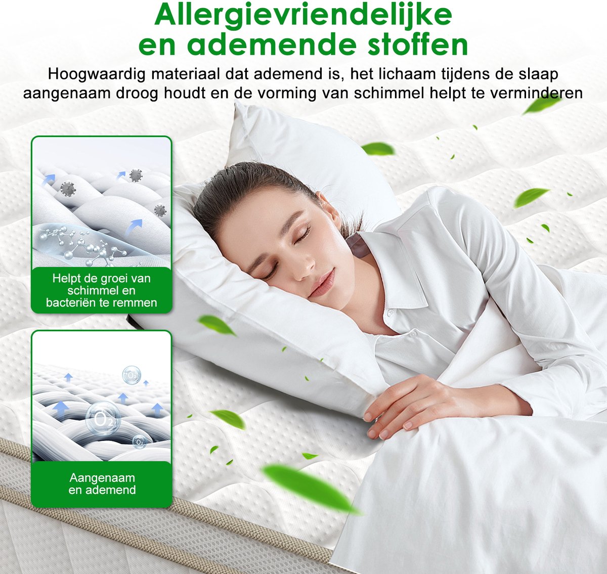 Aiidoits Aiidoits 180x200 cm Pocketveringmatras - afbeelding 5
