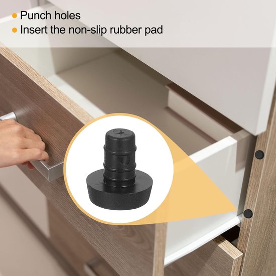25 Stuks Glazen Tafelstoppers met Stang Zwart — afbeelding 2
