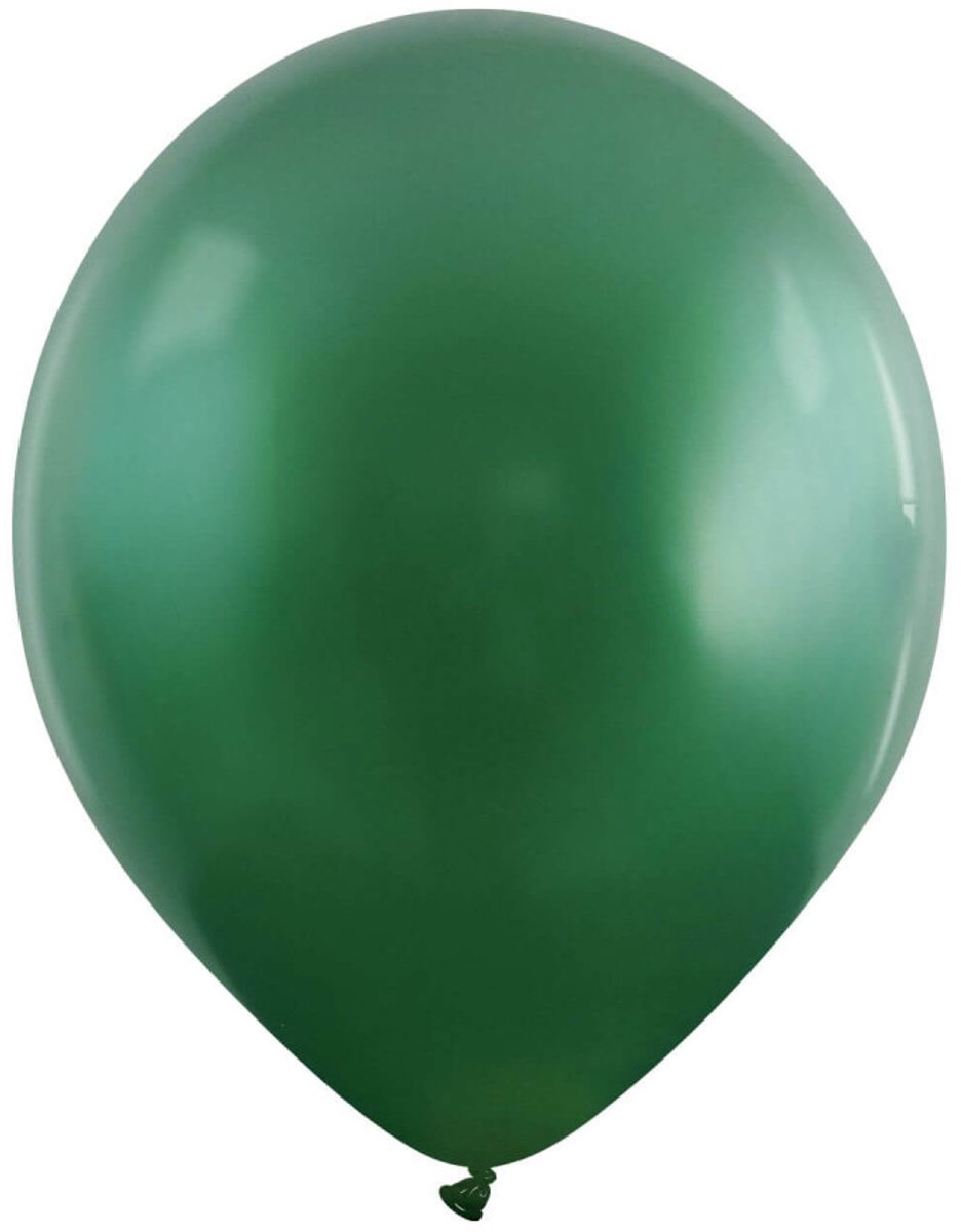 100 x Latex Ballon Flesgroen ForestGroen Metallic 28 cm (11") – Cattex PRO