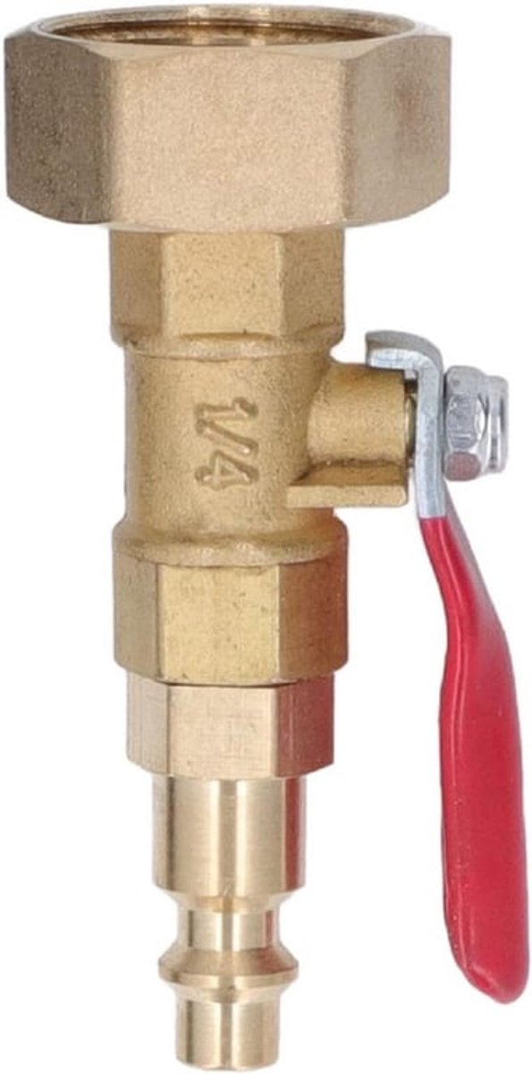 Messing adapter voor winterklaar maken 3/4 inch voor tuinirrigatie, caravans en boten