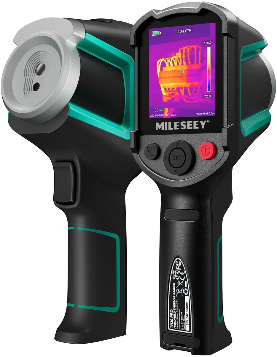 Warmtebeeldcamera – 320 x 240 Resolutie – 50 Hz – Dual Camera – -20°C tot 550°C – 8 Kleurenpaletten