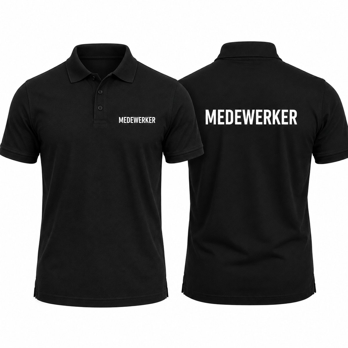 Polo met Medewerker opdruk - 100% katoen - 180 g/m² - Maat L