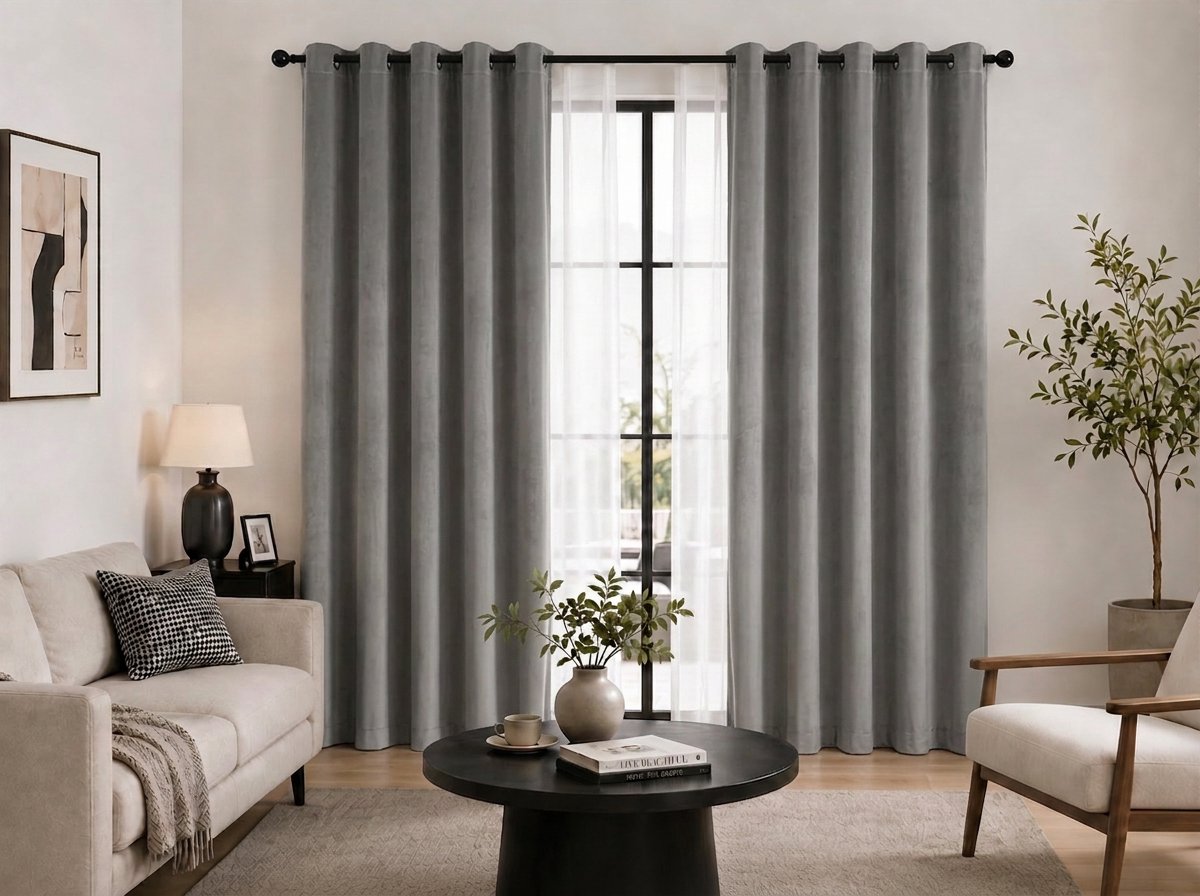 Everyday Elegance Royal – Luxe Gordijnen met ringen – 480 GSM 100% Verduisterend & Thermisch – Grijs – 132x260 CM