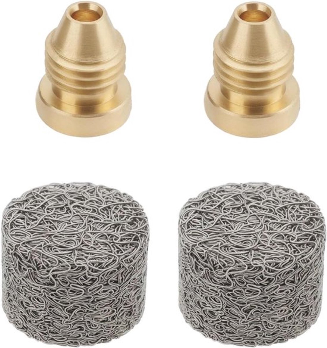 Onderdelen voor Sneeuw Foam Kanon - Vervangende Tip Nozzles - 0.9mm - Foam Maker - 3000 PSI - Geschikt voor Sneeuw Foam Kanon - Messing - 2 Sets