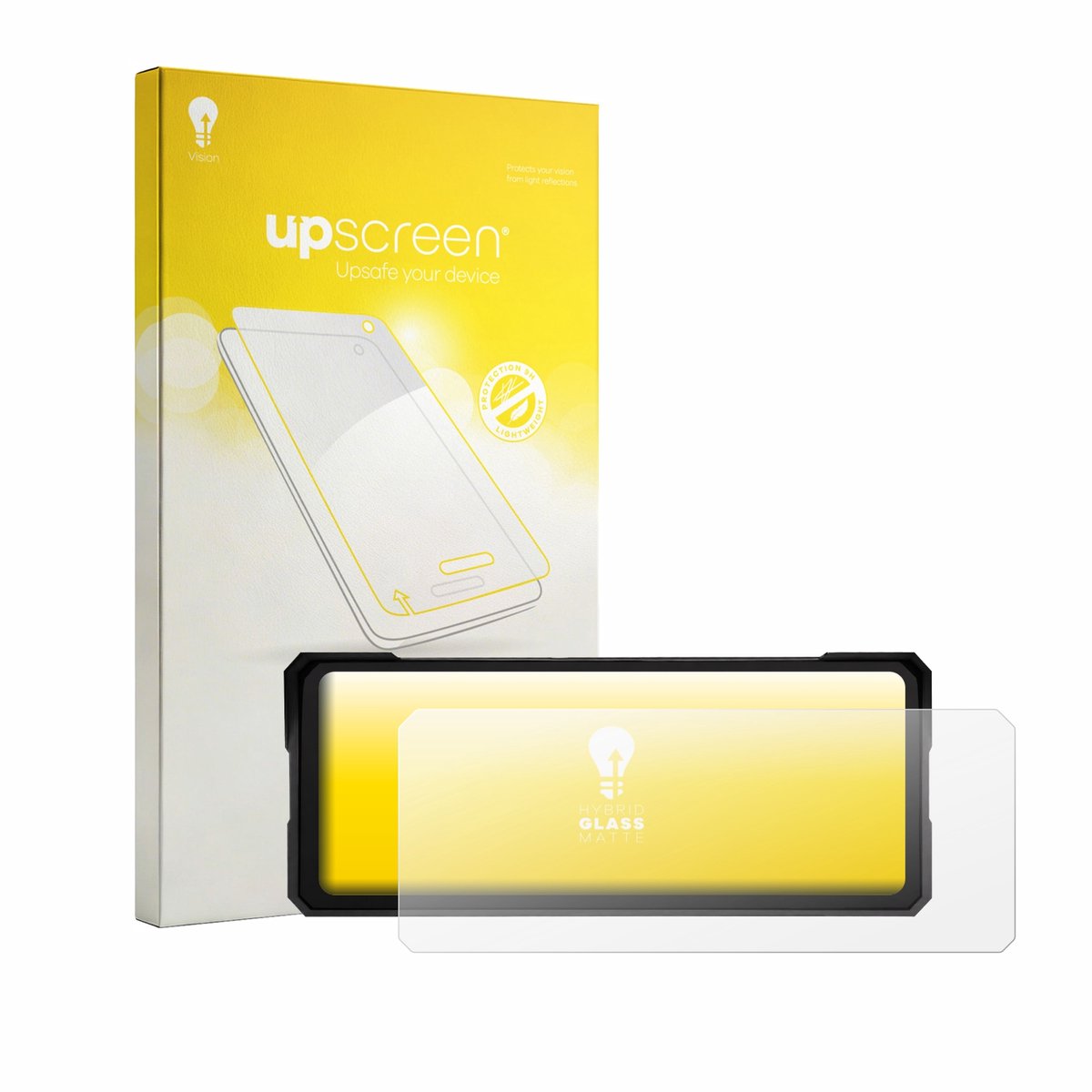 upscreen - Screenprotector voor Jansite MT36 8.1" - Folie Beschermfolie Beschermglas matte