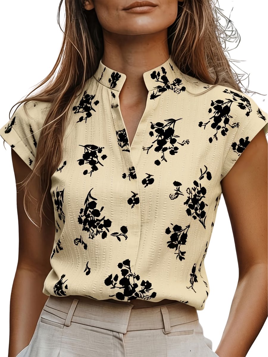 Currero T-Shirt Dames Shirt Zomerkleding T Shirt Mode Old Money Polo Vrouwen Kleding Volwassenen Lichtgeel