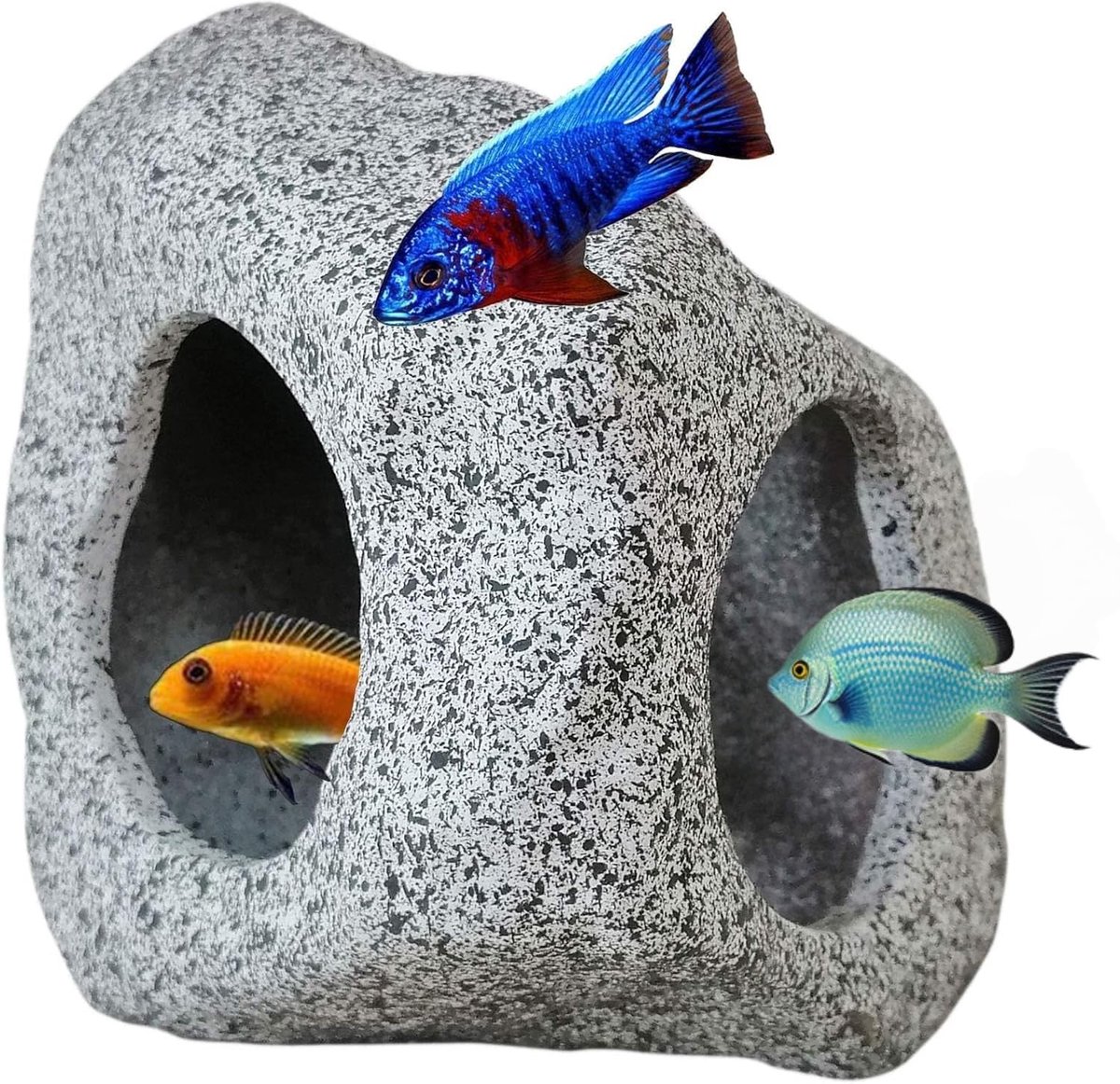 Solidchoice - Natuurlijke Aquarium Grotten voor Vissen en Garnalen