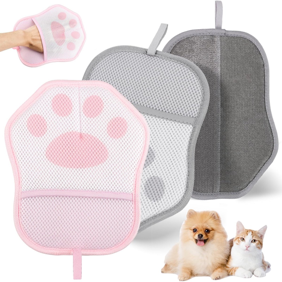 Solidchoice - Magnetische Vachthandschoenen voor Dierenhaarverwijdering