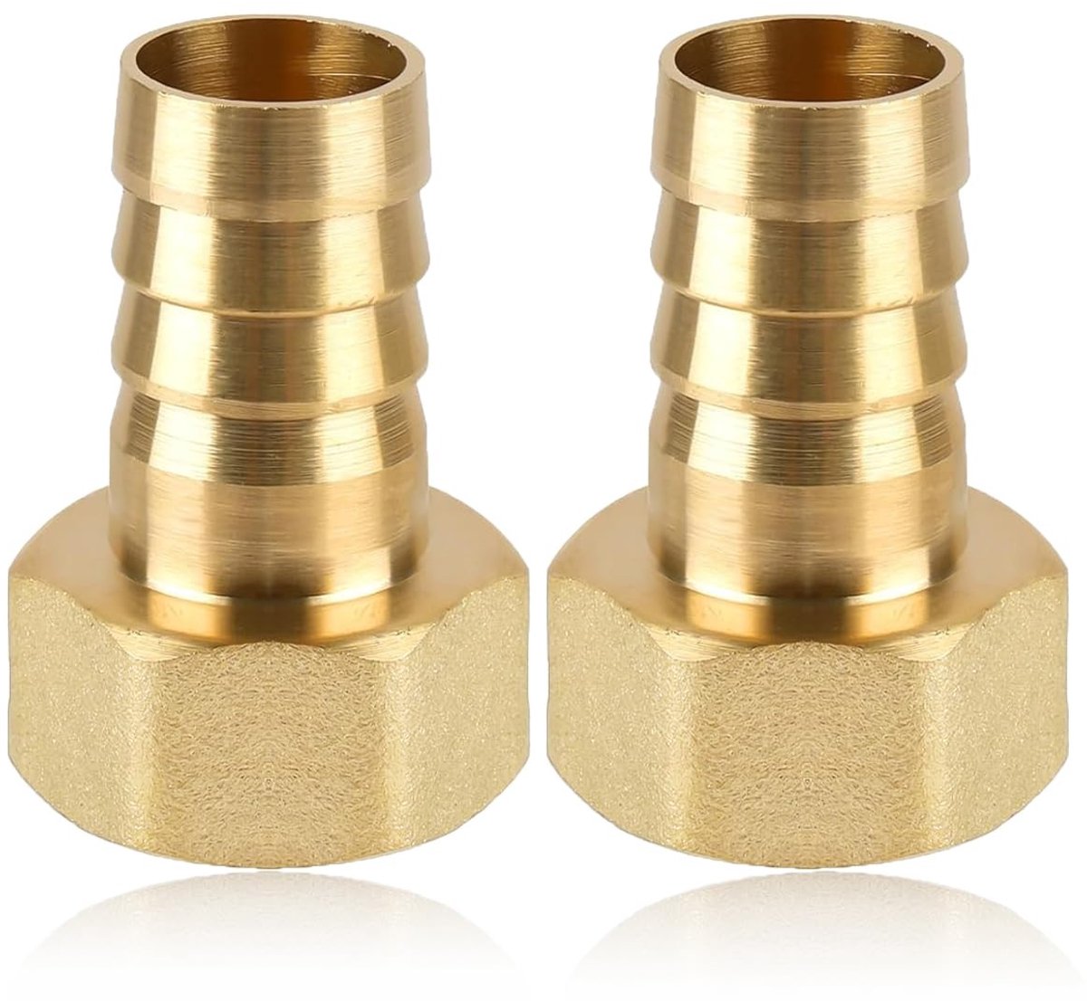 Solidchoice - Set van 2 Messing Slangtuiten voor Slangaansluitingen