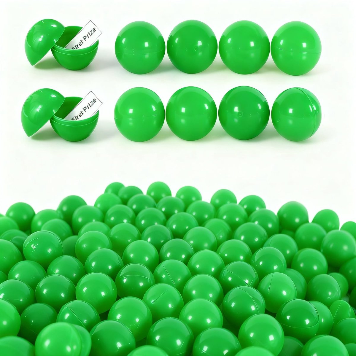 Solidchoice - Set van 55 Plastic Cones met Ballen voor Tombola