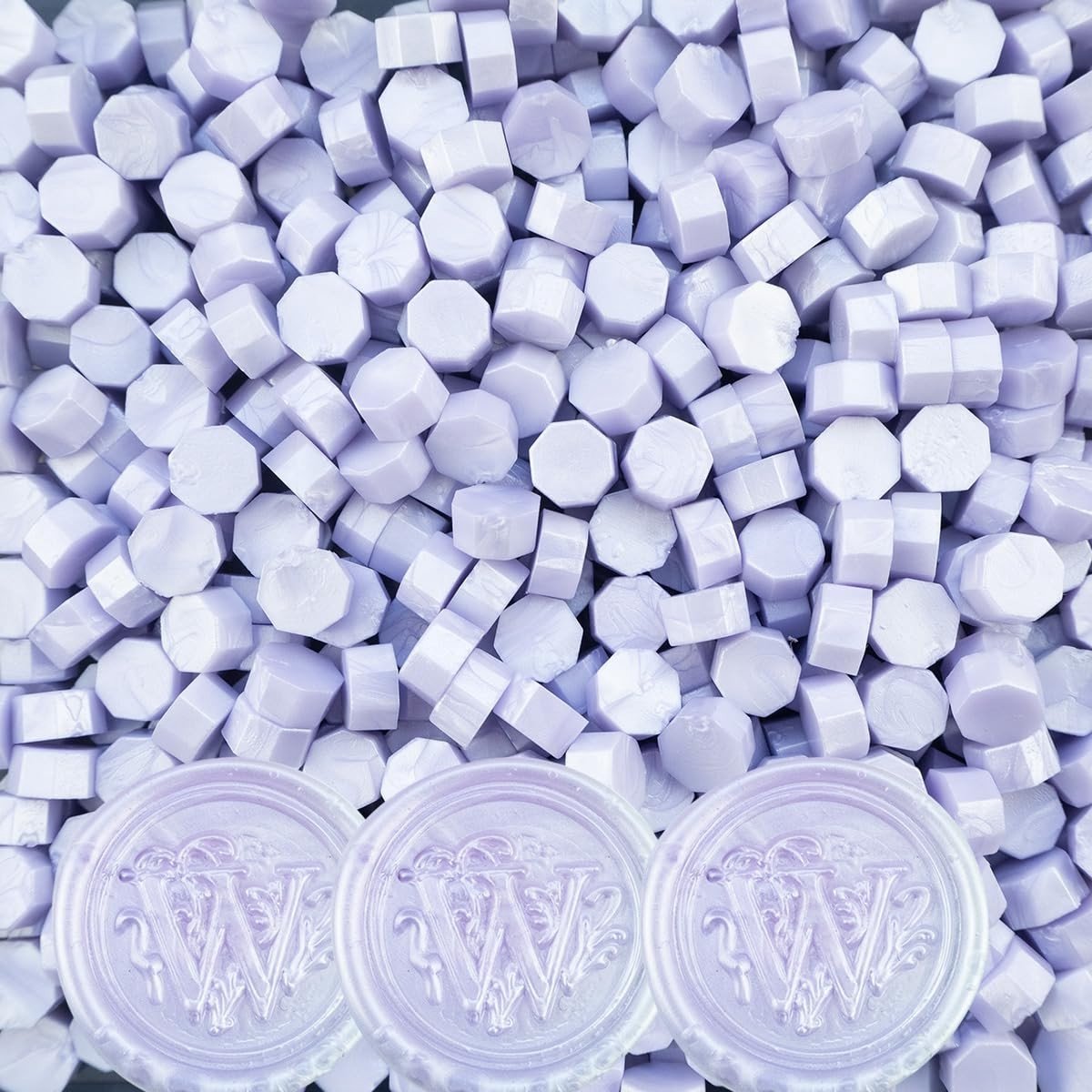 Solidchoice - 520 Stuks Lichtpaarse Seal Wax Korrel voor Stempelen en DIY