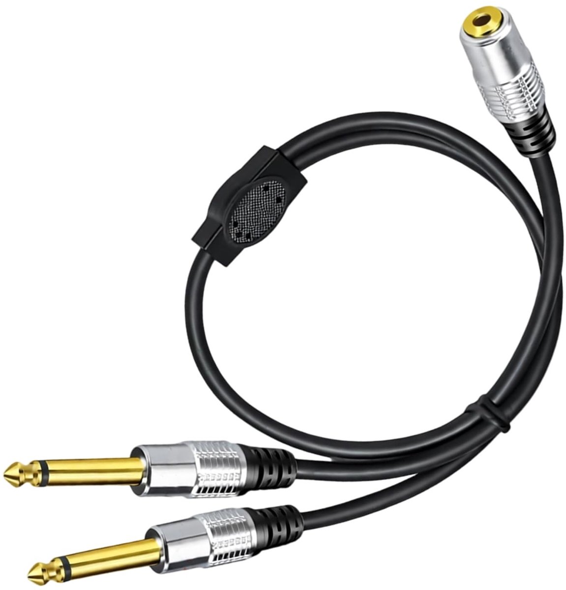 Solidchoice - Jack Splitter Kabel 6,3 mm naar 2x 6,35 mm
