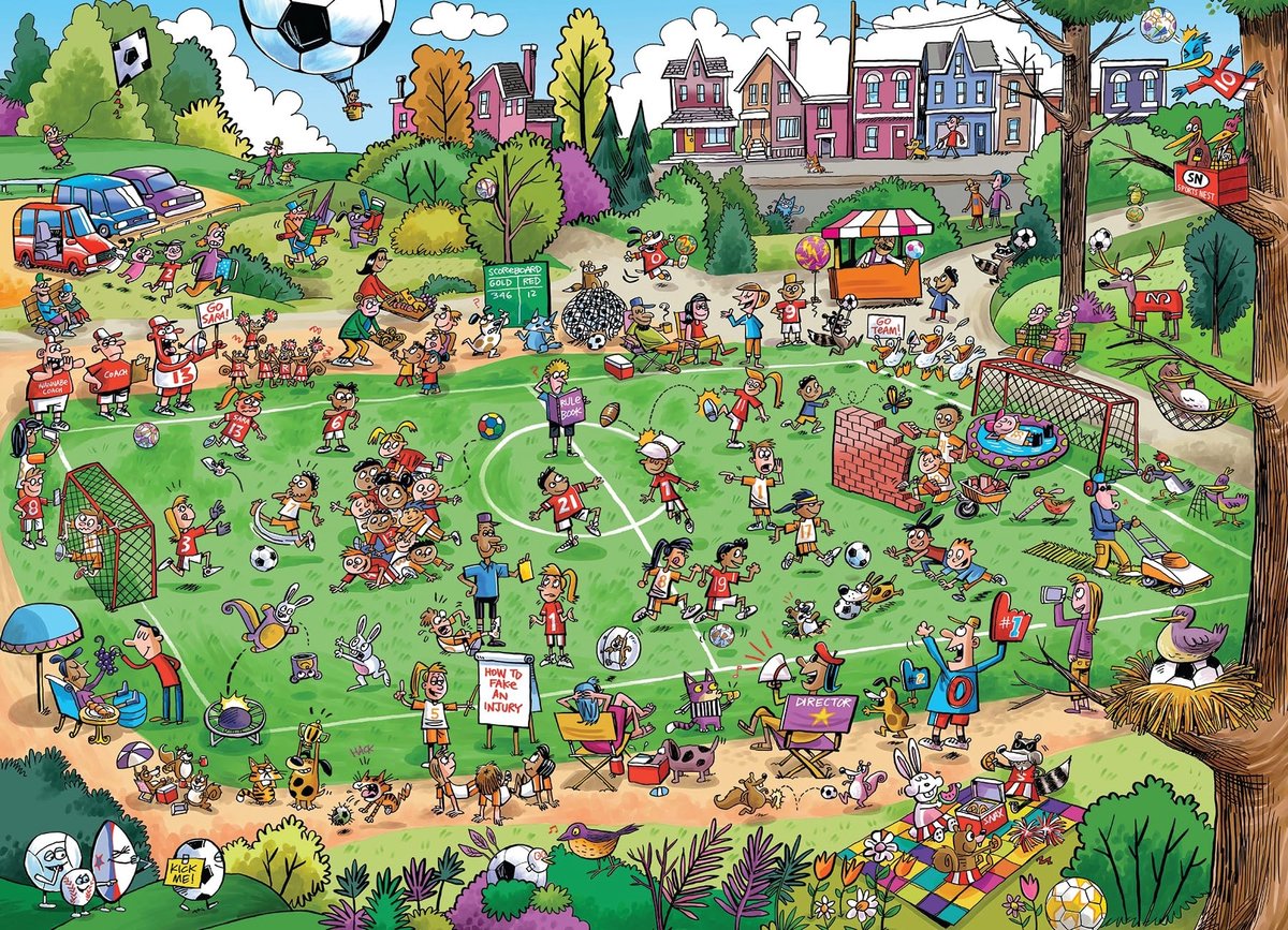 Solidchoice - 1000 Stukken Puzzel met Nostalgisch Ontwerp