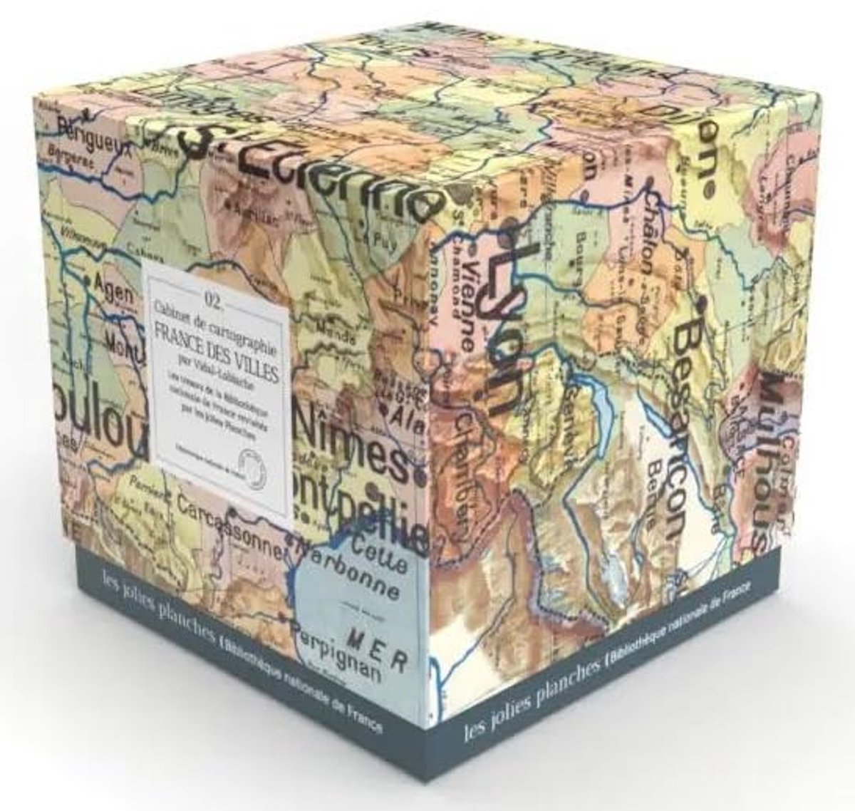 Solidchoice - Puzzel van Franse Steden 1000 Delen