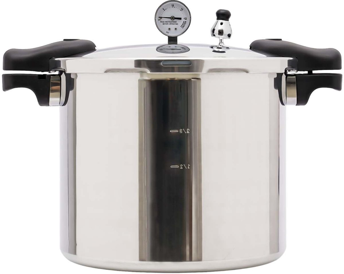 Solidchoice - Drukpan van 22 Liter met Veilige Sluiting en Dikke Wand
