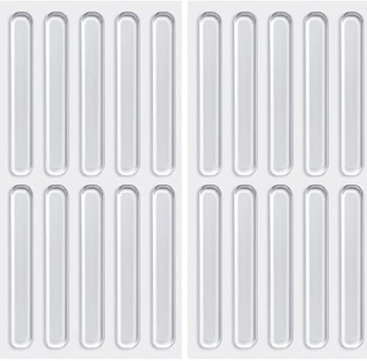 Solidchoice - Set van 20 Transparante Rubber Beschermpads