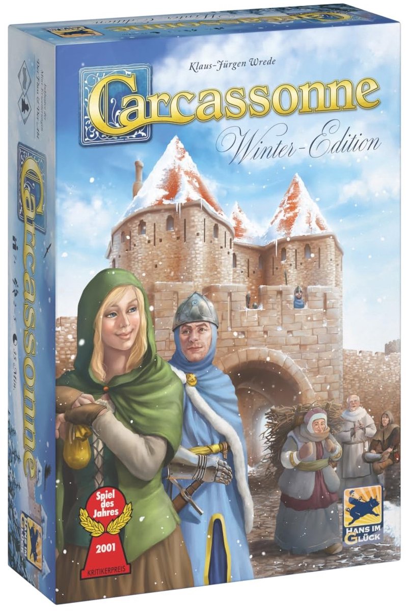 Solidchoice - Carcassonne Winter-Editie V3.0 Bordspel voor Gezinnen