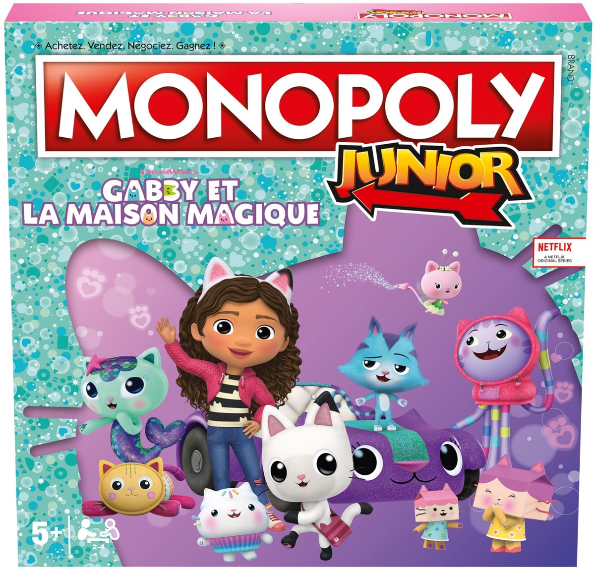 Solidchoice - Monopoly Junior Gabby en het Magische Huis Bordspel