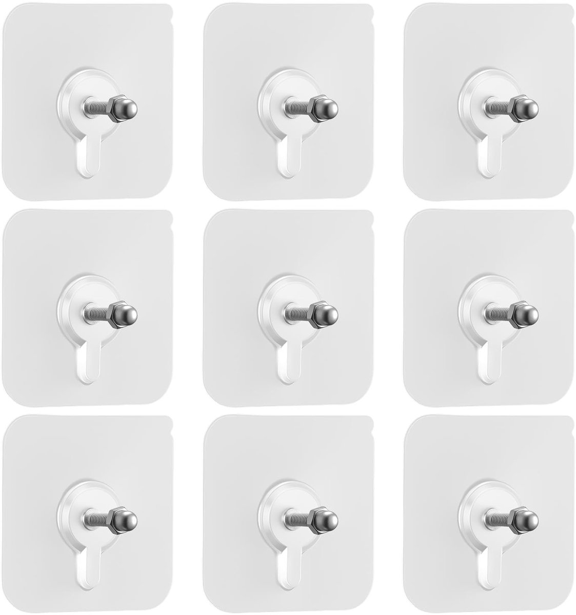 Solidchoice - 9 Stuks Zelfklevende Schroeven, Geen Boren Nodig, Voor Diverse Oppervlakken