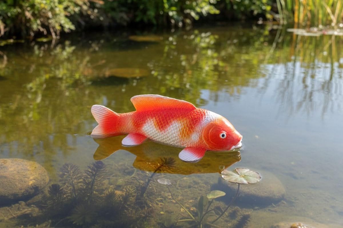 Solidchoice - Mini Koi Vis Tuindecoratie voor Vijver