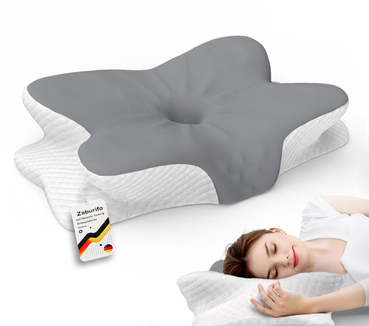 Solidchoice - Ergonomisch Kussen voor Nekpijn met Traagschuim