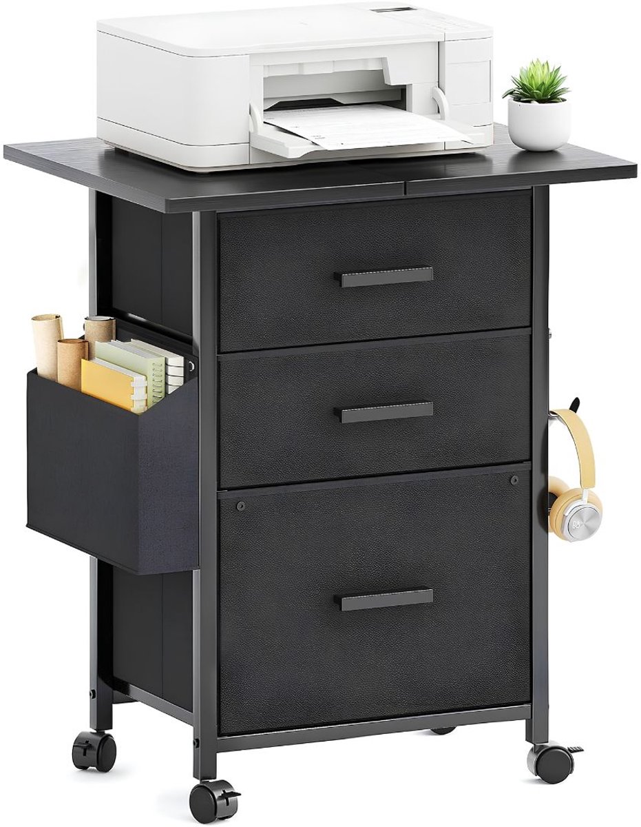 LNMsolutions® Ladeblok - Ladekast - Organizer Ladesysteem - Zwart - 36cm x 56cm x 62cm