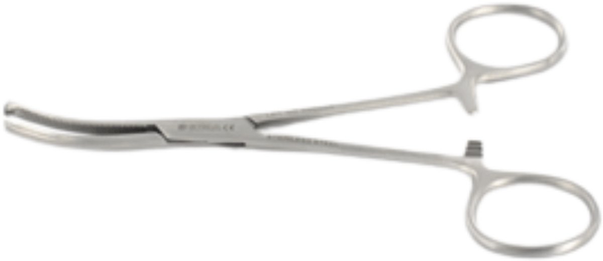 Kocher Klem gebogen - 20 cm