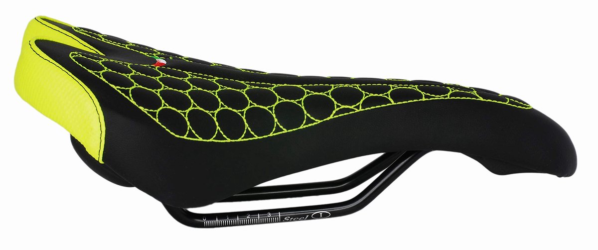 Solidchoice - Fatbike Fietszadel Unisex voor MTB en Trekking, Model SM 4010, Geel