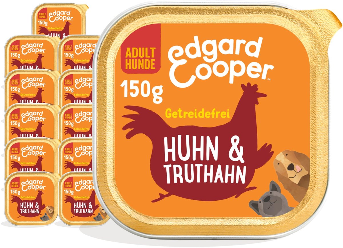 Solidchoice - Nat Hondenvoer voor Volwassen Honden met Kip en Kalkoen 150g