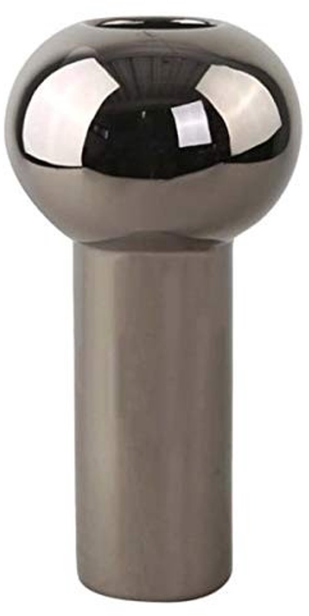 Solidchoice - Stijlvolle Zuilvaas 32 cm Donker Zilver
