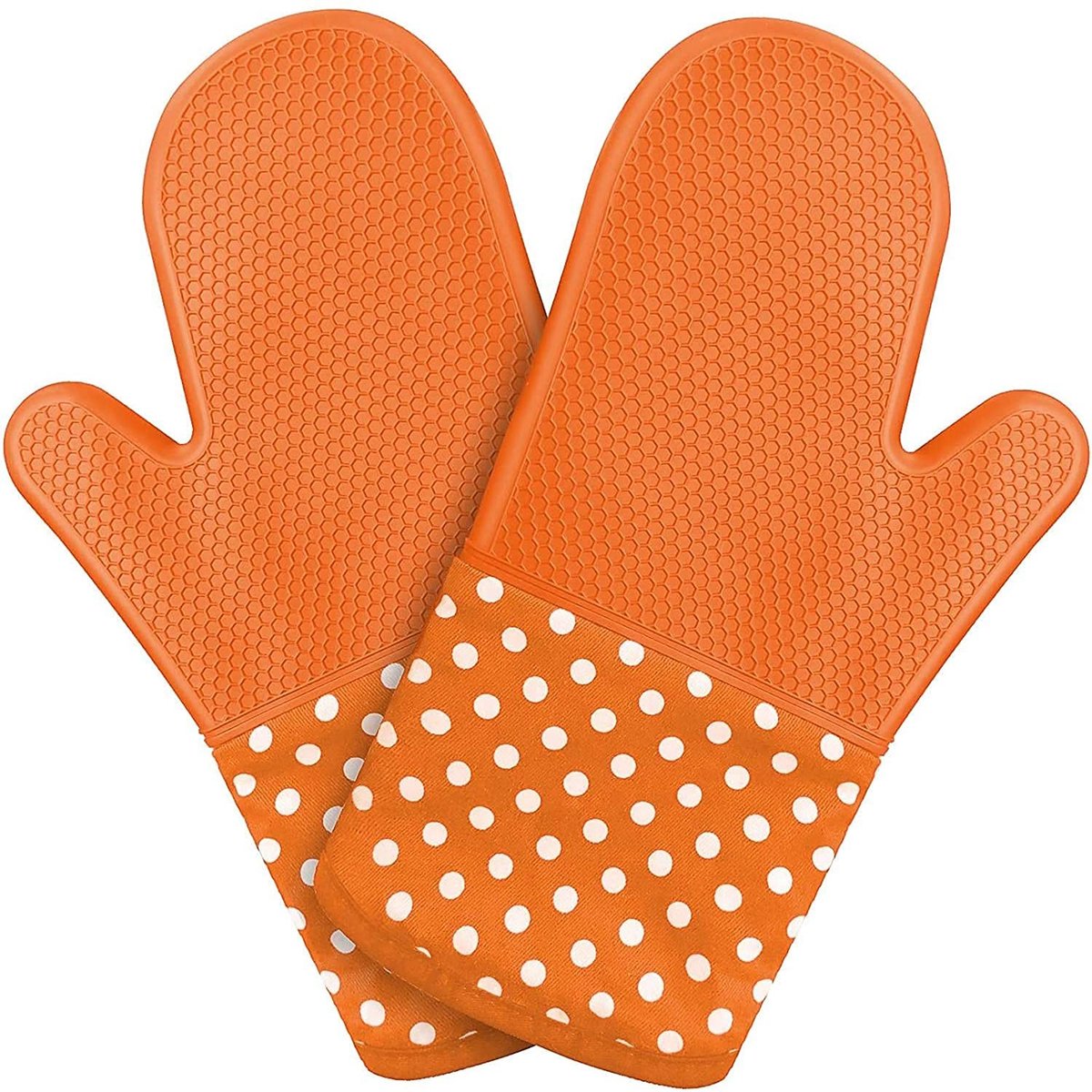 Solidchoice - Siliconen Katoenen Ovenhandschoenen met Antislip Ontwerp