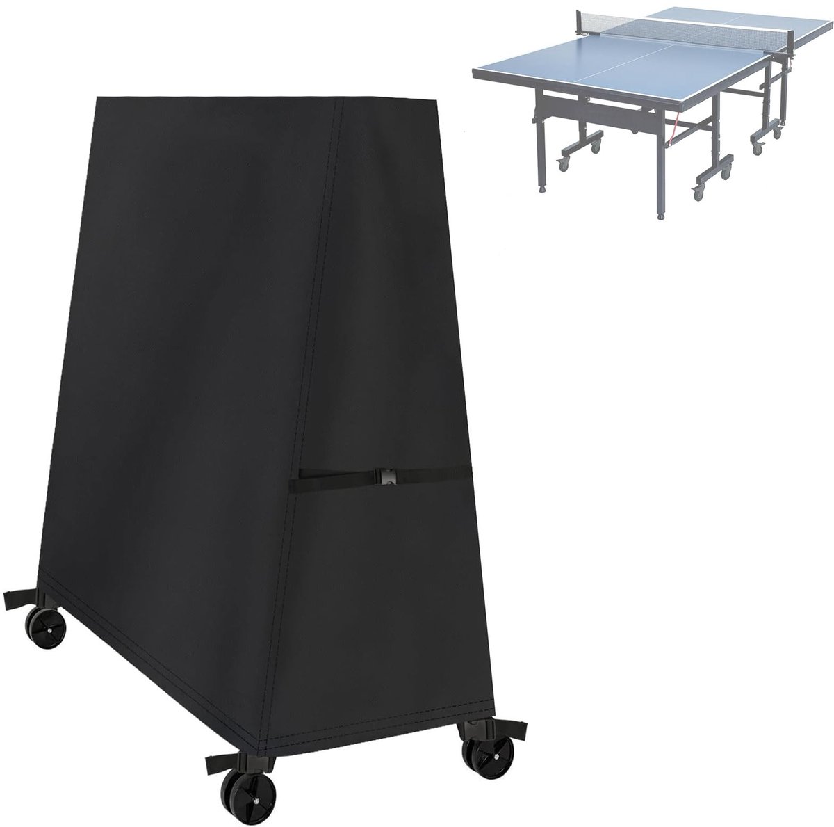 Solidchoice - Waterdichte Cover voor Tafeltennistafel, Met Rits en Gesp
